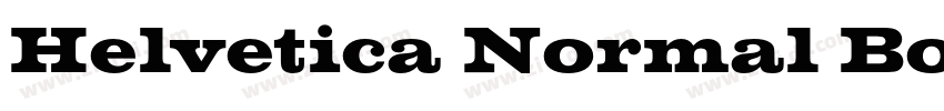 Helvetica Normal Bol字体转换